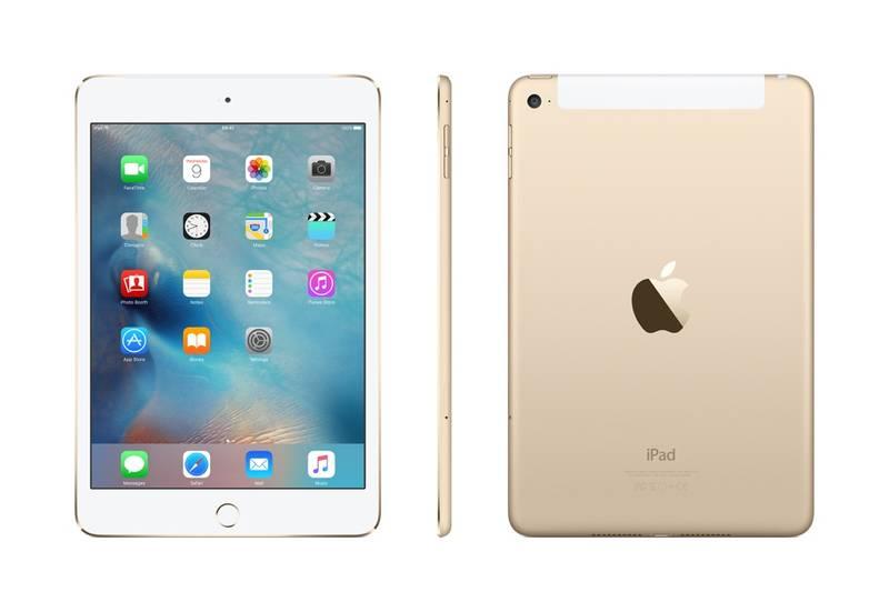 Dotykový tablet Apple iPad mini 4 Wi-Fi   Cellular 128 GB - Gold, Dotykový, tablet, Apple, iPad, mini, 4, Wi-Fi ,  Cellular, 128, GB, Gold